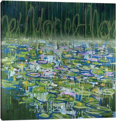 No. 17 Canvas Art Print - Water Lilies Collection