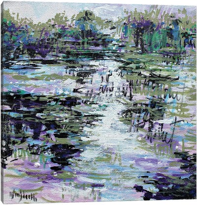 Giverny Study N° 20 Canvas Art Print - Artists Like Monet