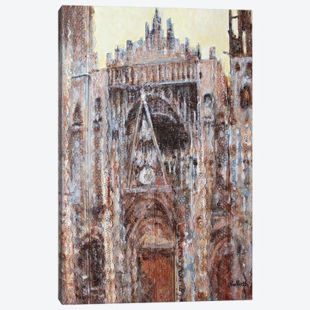 Rouen Cathedral In Lace N°2 Canvas Print #WSL191} by Wayne Sleeth Canvas Art