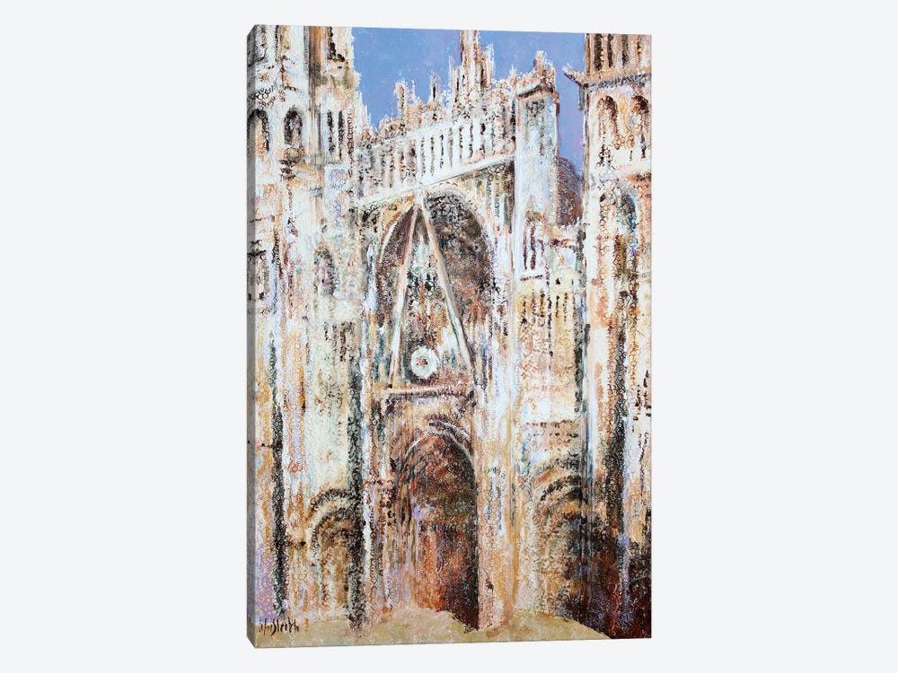 Rouen Cathedral In Lace N°3 (Morning) by Wayne Sleeth 1-piece Canvas Art Print