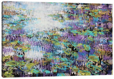 Waterlilies Graff, Giverny Canvas Art Print - Wayne Sleeth
