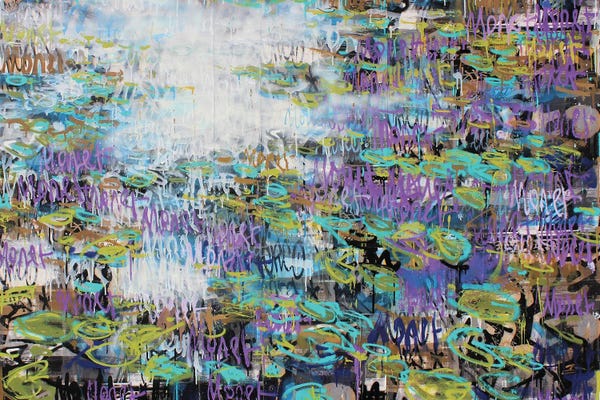 Water Lilies: Waterlilies Graff, Giverny by Wayne Sleeth