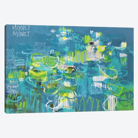 Monet Monet Monet (Gauche) Canvas Print #WSL215} by Wayne Sleeth Canvas Artwork