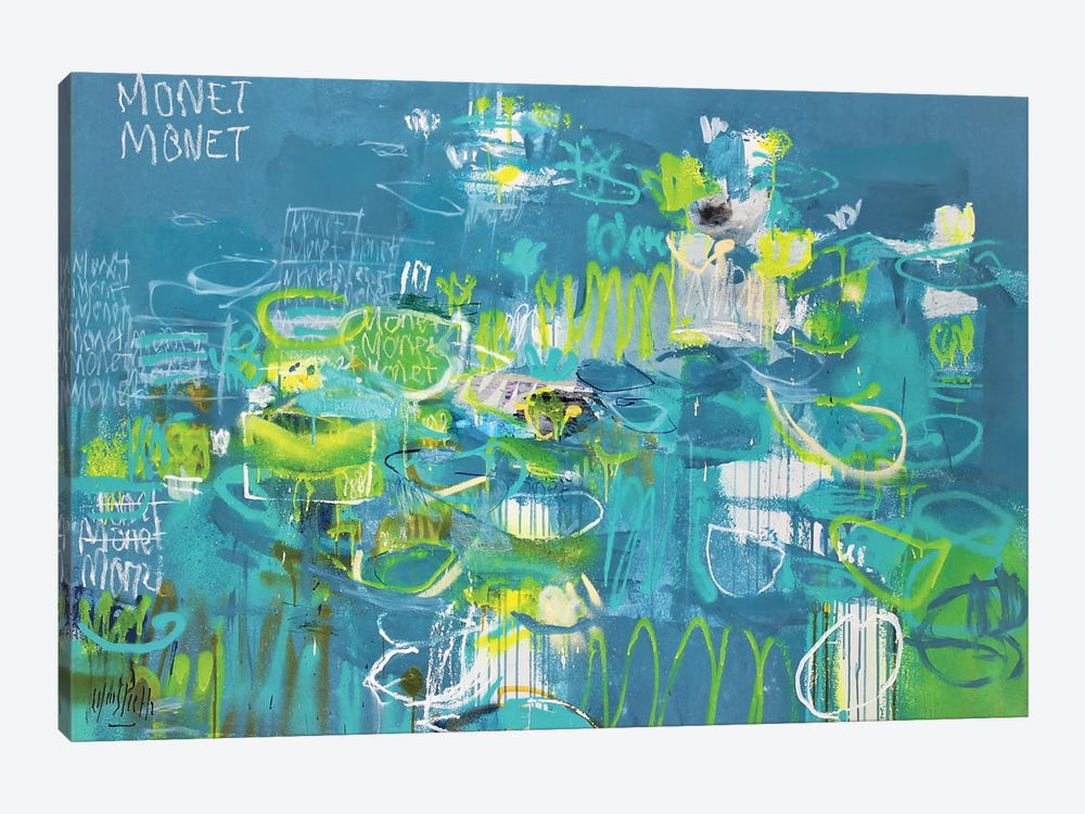 Monet Monet Monet (Gauche) by Wayne Sleeth 1-piece Canvas Art