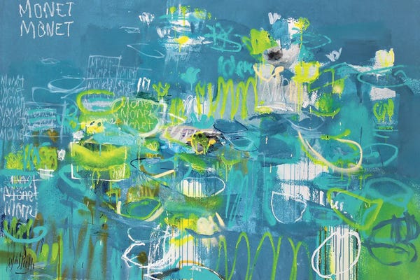 Hi-Vis Yellow: Monet Monet Monet (Gauche) by Wayne Sleeth