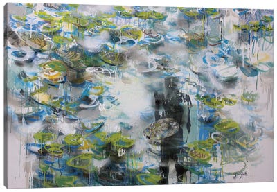 Giverny, In The Shadow Of Monet Canvas Art Print - Wayne Sleeth