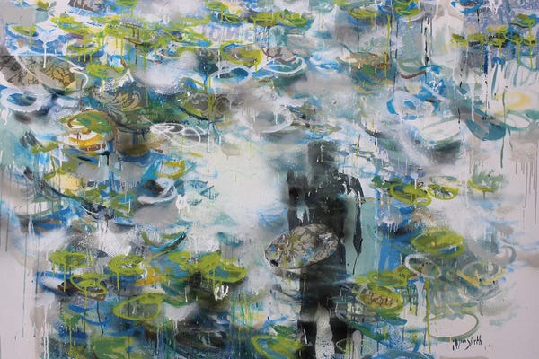 Water Lilies: Giverny, In The Shadow Of Monet by Wayne Sleeth