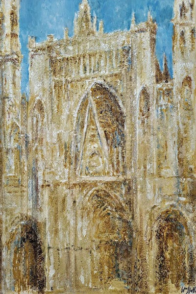 Artists Like Monet: Rouen Cathedral In Lace IV by Wayne Sleeth