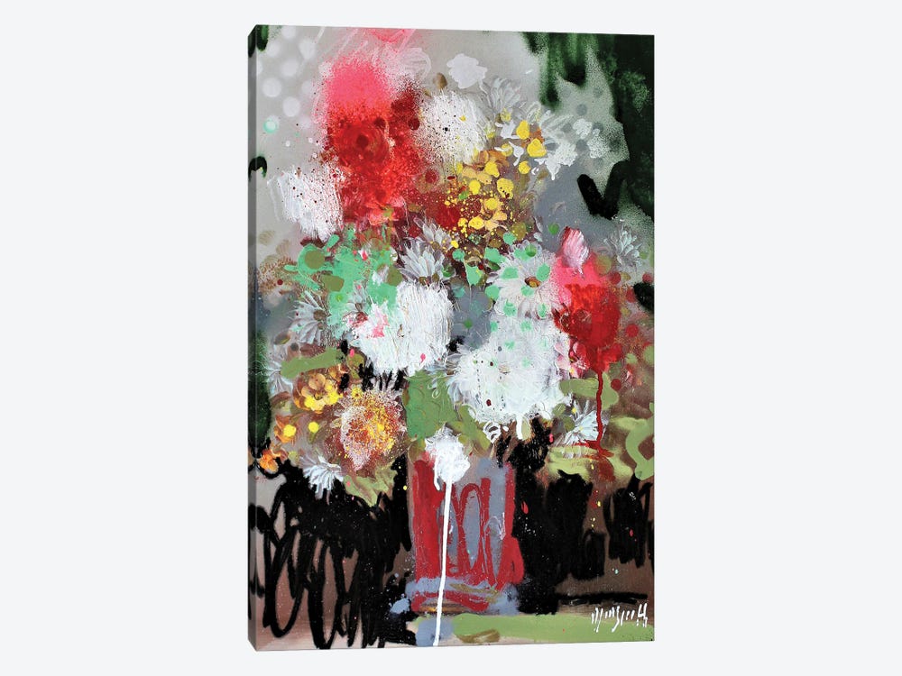 Recycled Bouquet by Wayne Sleeth 1-piece Canvas Art Print