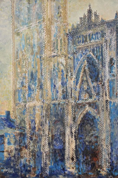 Rouen Cathedral With Lace, N° 5 by Wayne Sleeth art print