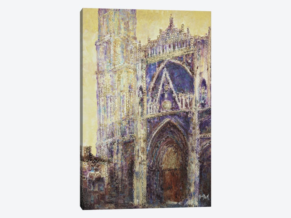 Rouen Cathedral With Lace, N° 6 1-piece Canvas Art