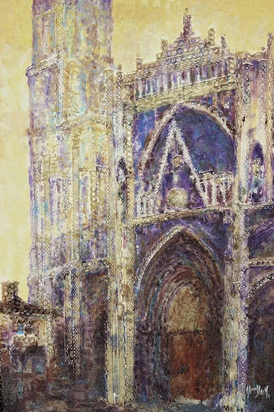Artists Like Monet: Rouen Cathedral With Lace, N° 6 by Wayne Sleeth