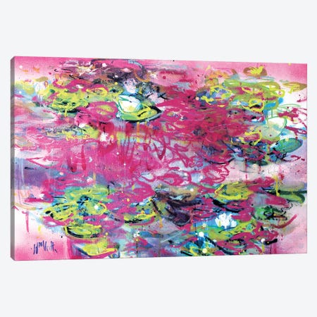 Monet Monet Monet In Carmin Canvas Print #WSL235} by Wayne Sleeth Canvas Art