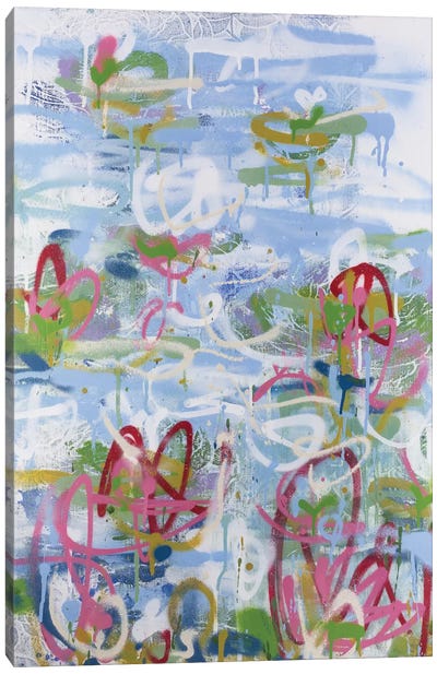 No. 27 Canvas Art Print - Water Lilies Collection