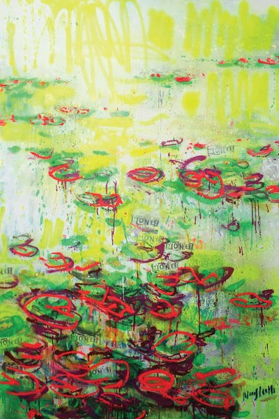 Water Lilies: Never Mind The Monet II by Wayne Sleeth