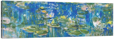 Giverny Study Canvas Art Print - Water Lilies Collection