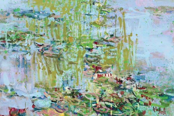 Water Lilies Collection: Monet Monet Monet ( Tear ) by Wayne Sleeth