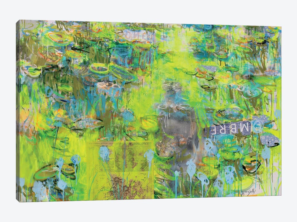A L'Ombre De Monet (In The Shadow Of Monet) by Wayne Sleeth 1-piece Canvas Artwork