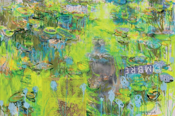 Water Lilies Collection: A L'Ombre De Monet (In The Shadow Of Monet) by Wayne Sleeth