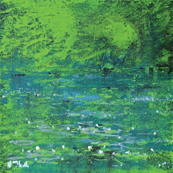 Water Lilies Collection: Giverny, Harmony In Green by Wayne Sleeth