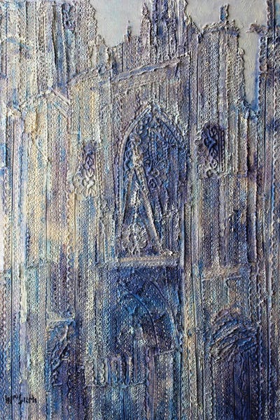 Places Of Worship: Rouen Cathedral In Lace No.7 by Wayne Sleeth