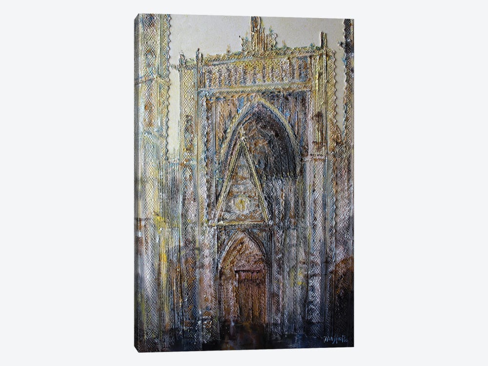 Rouen Cathedral In Lace No.10 by Wayne Sleeth 1-piece Canvas Art Print