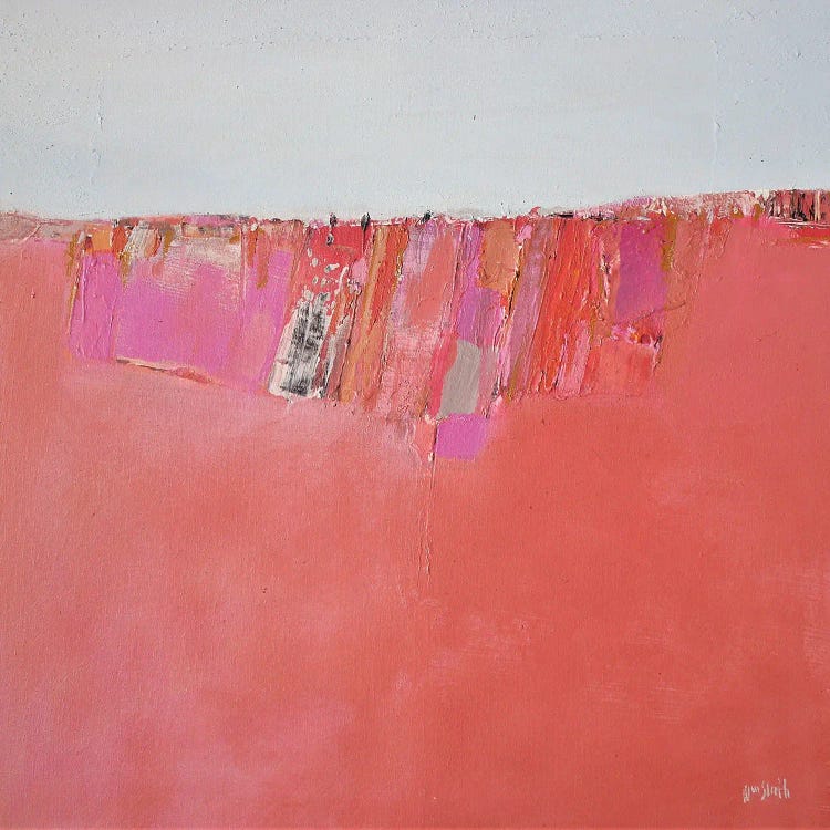 Red Landscape by Wayne Sleeth wall art