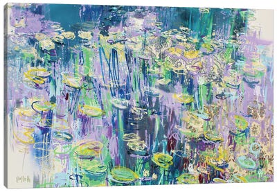 Grande Giverny Canvas Art Print - Water Lilies Collection