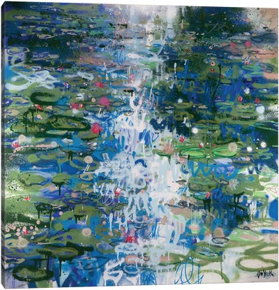 No. 33 Canvas Art Print - Water Lilies Collection