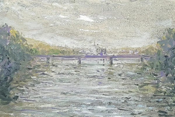 Bridges On The Moselle River, Grey Day