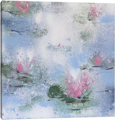 No. 6 Canvas Art Print - Water Lilies Collection