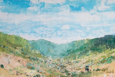 Canvas Print: French Landscape, Vosges Valley by Wayne Sleeth - thumbnail