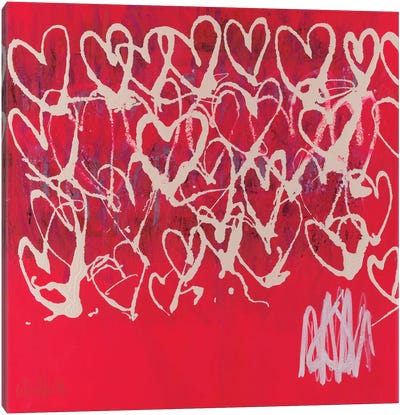 Love's Labours Lost (Shakespeare) Canvas Art Print - Heart Art