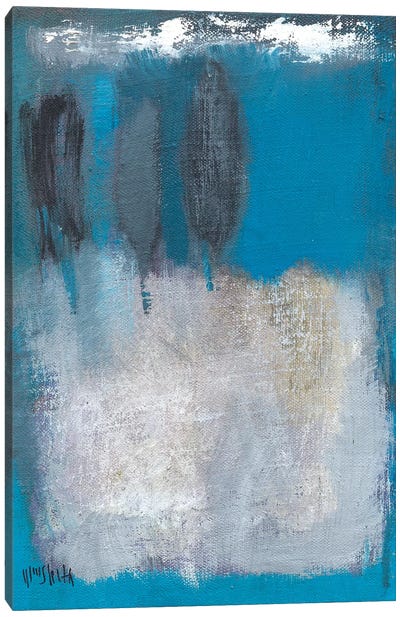 Composition In Azur Canvas Art Print - Similar to Mark Rothko