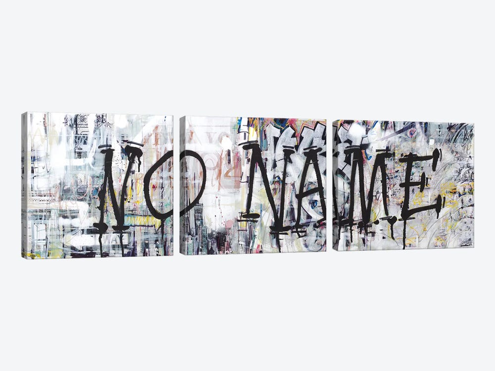 (Where The Streets Have) NO NAME by Wayne Sleeth 3-piece Canvas Print