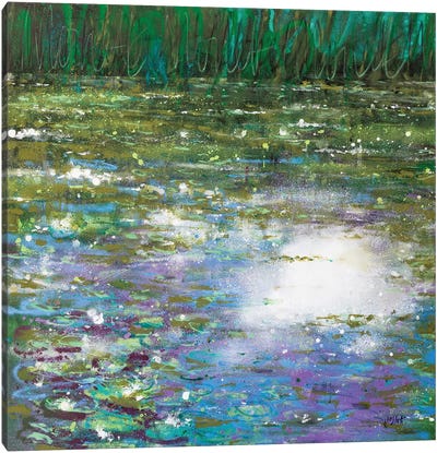 No. 39 Canvas Art Print - Water Lilies Collection