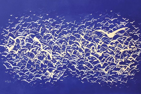 Blue: Mouettes No. 8 by Wayne Sleeth