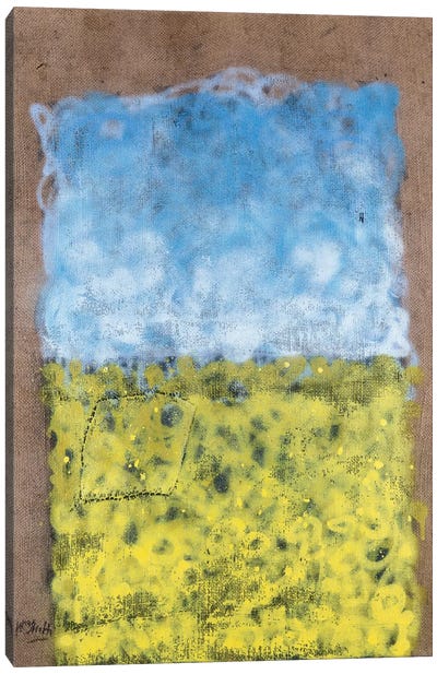 A Field For Vincent Canvas Art Print - Citrus Splash