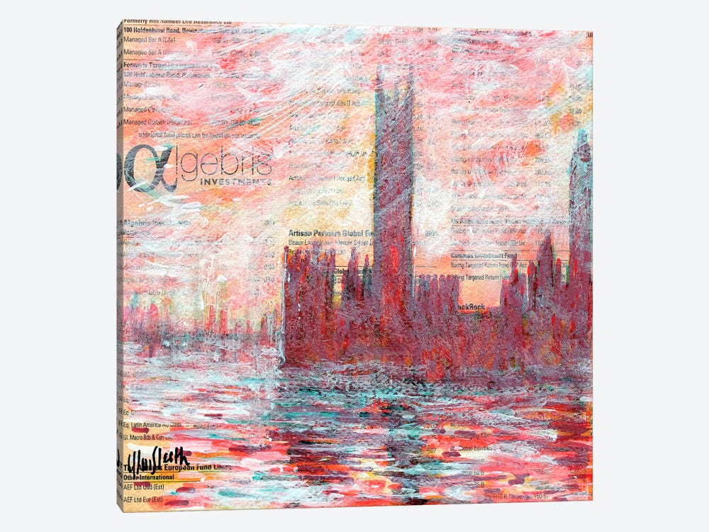 Westminster, Red by Wayne Sleeth 1-piece Canvas Print