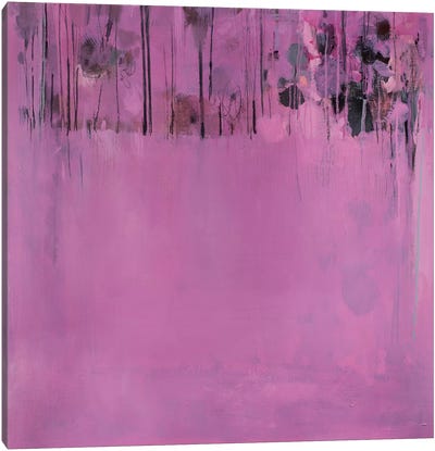 Composition In Pink Canvas Art Print - Wayne Sleeth