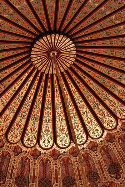 Vaulted Ceiling, Hassan II Mosque, Casablanca, Morocco
