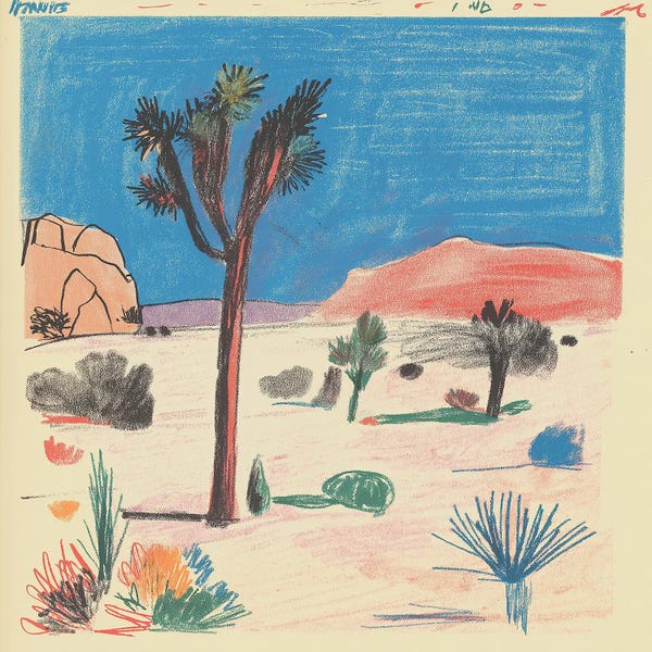 Colored Pencil Desert I