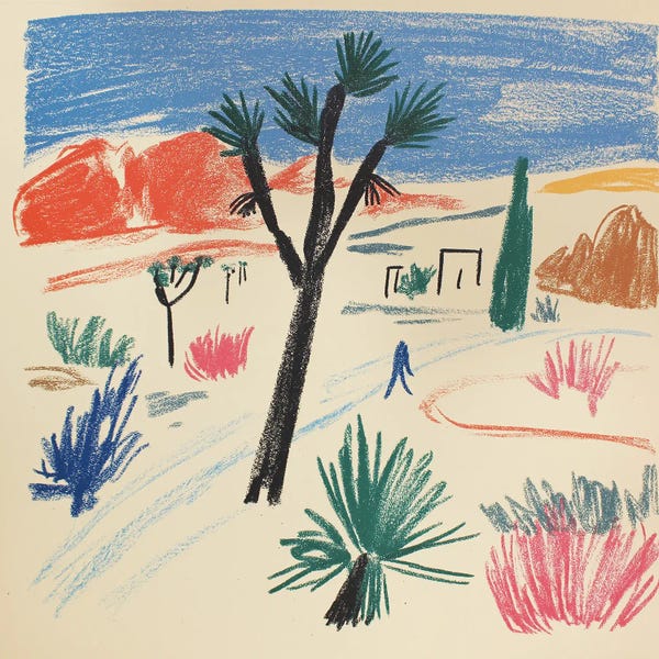 Colored Pencil Desert II