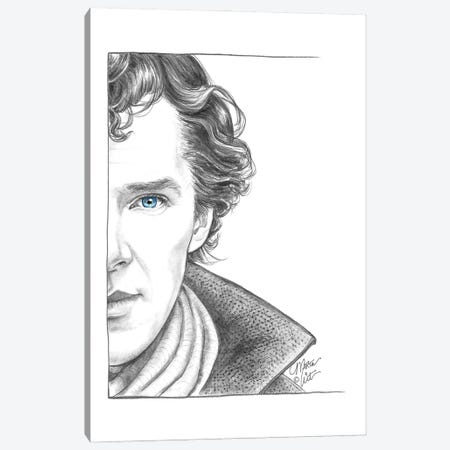 Sherlock Canvas Print #WTM100} by Marta Wit Canvas Art