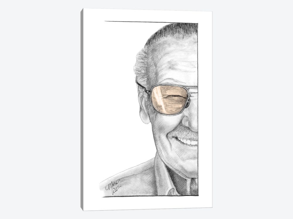 Stan Lee by Marta Wit 1-piece Canvas Print