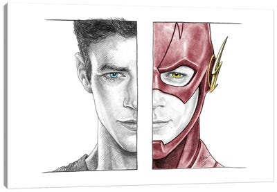 The Flash Canvas Art Print - Justice League