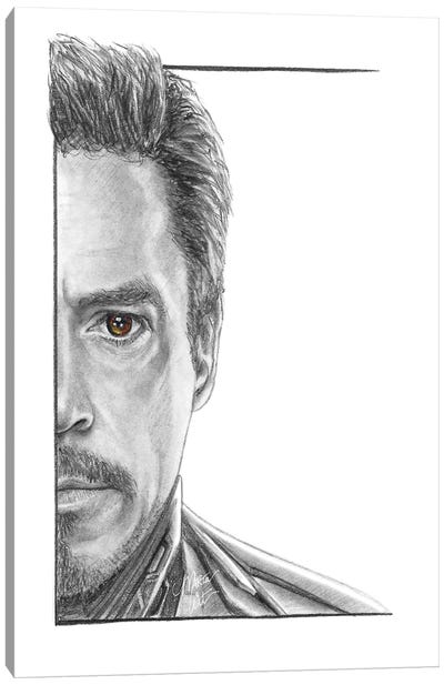 Tony Stark End Game Canvas Art Print - Marta Wit