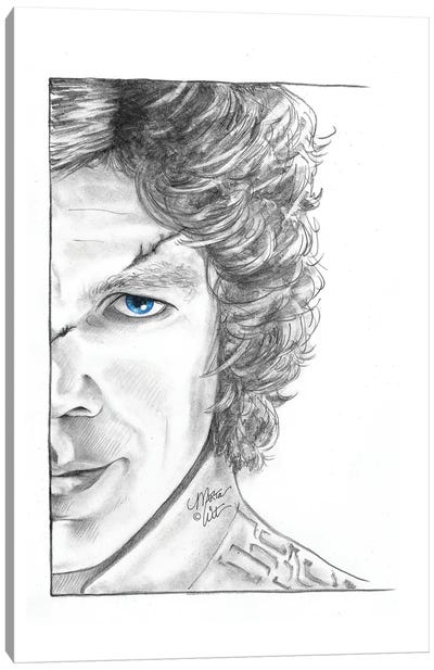 Tyrion Canvas Art Print - Marta Wit
