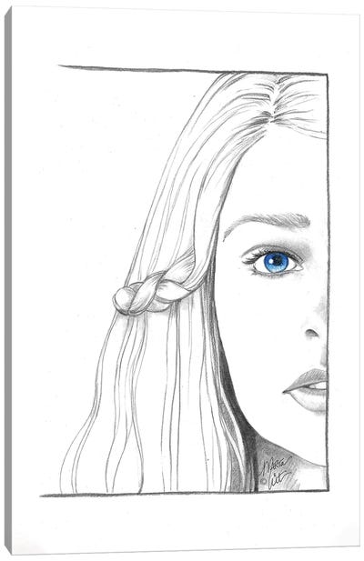 Daenerys Canvas Art Print - Marta Wit