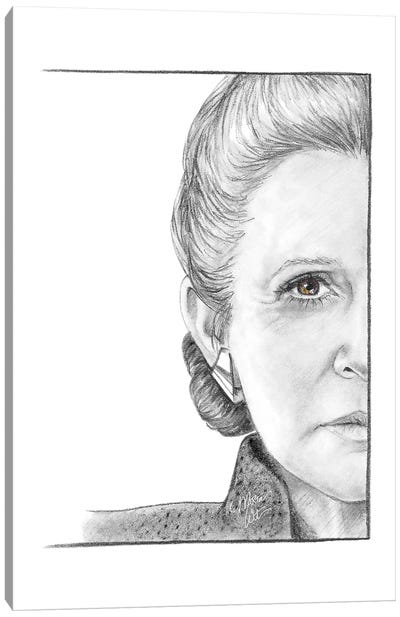 General Leia Canvas Art Print - Marta Wit